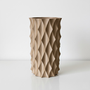 The Diamond Flower Vase - Brown.webp