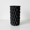 The Diamond Flower Vase - Black.webp