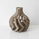 The Lovi Short Vase - Brown.webp