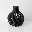 The Lovi Short Vase - Black.webp