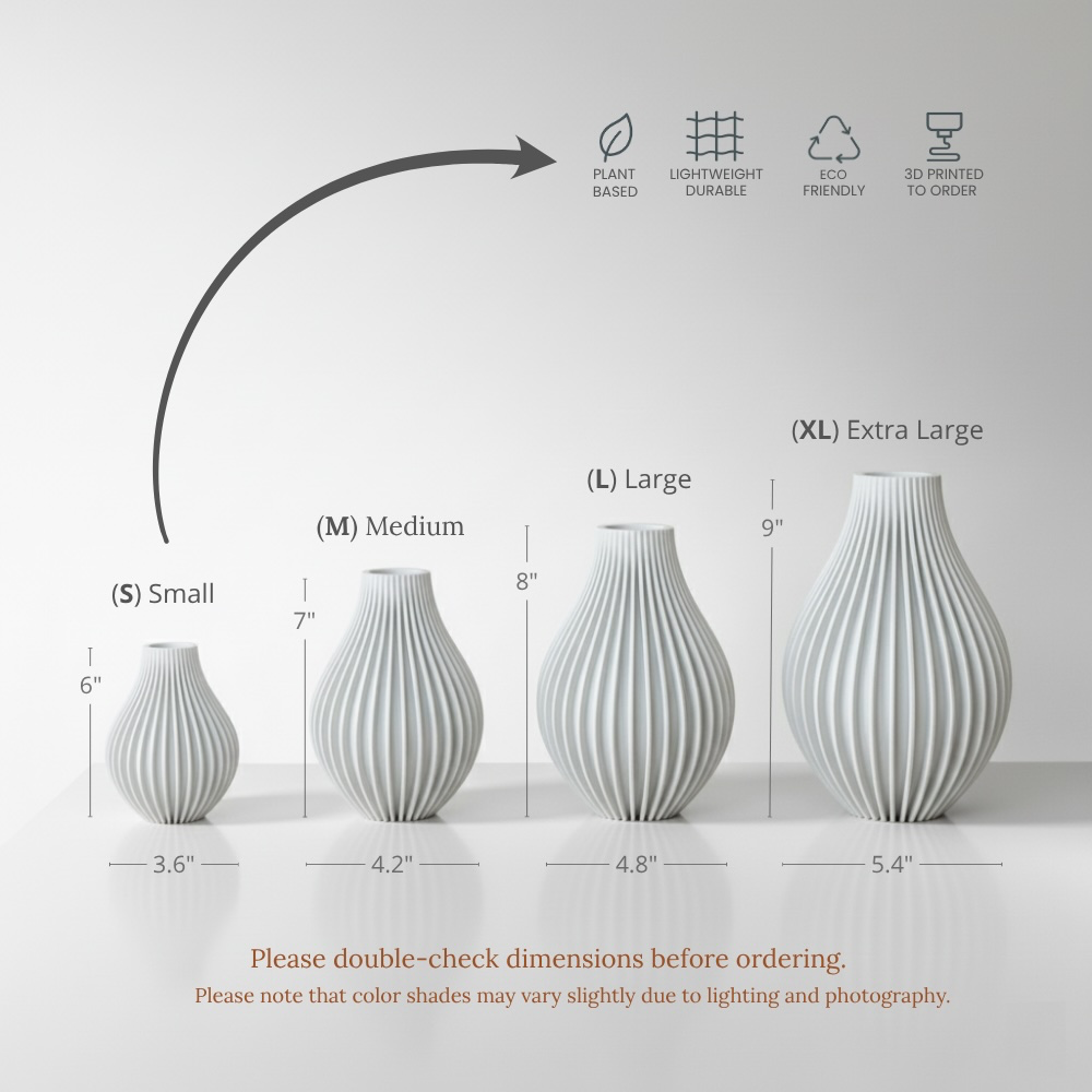 The Eres Vase -  Sizes.webp
