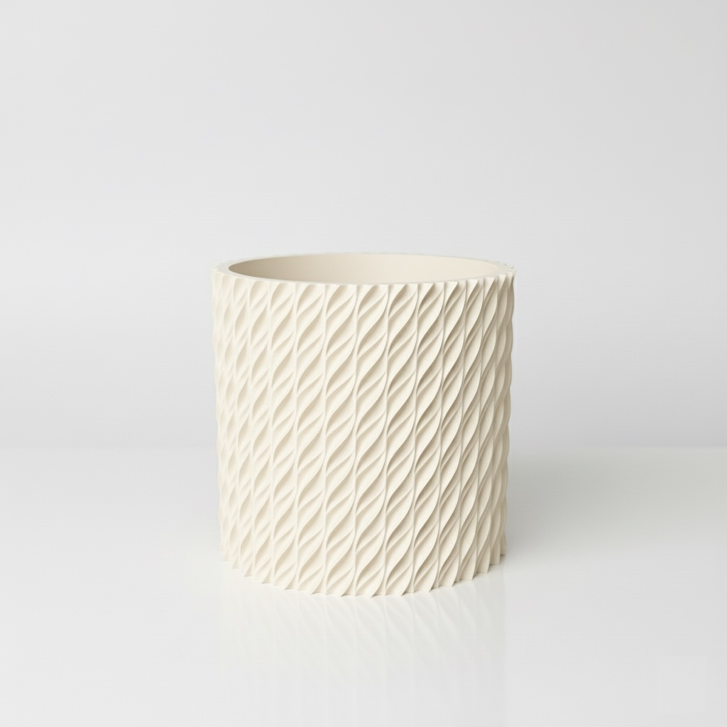 The Flow Planter Pot - White.webp