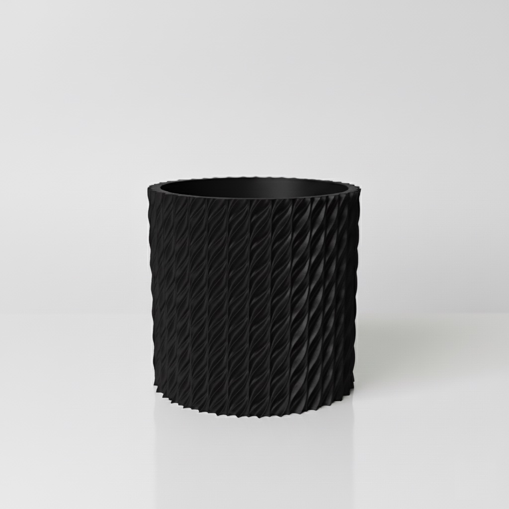 The Flow Planter Pot - Black2.webp