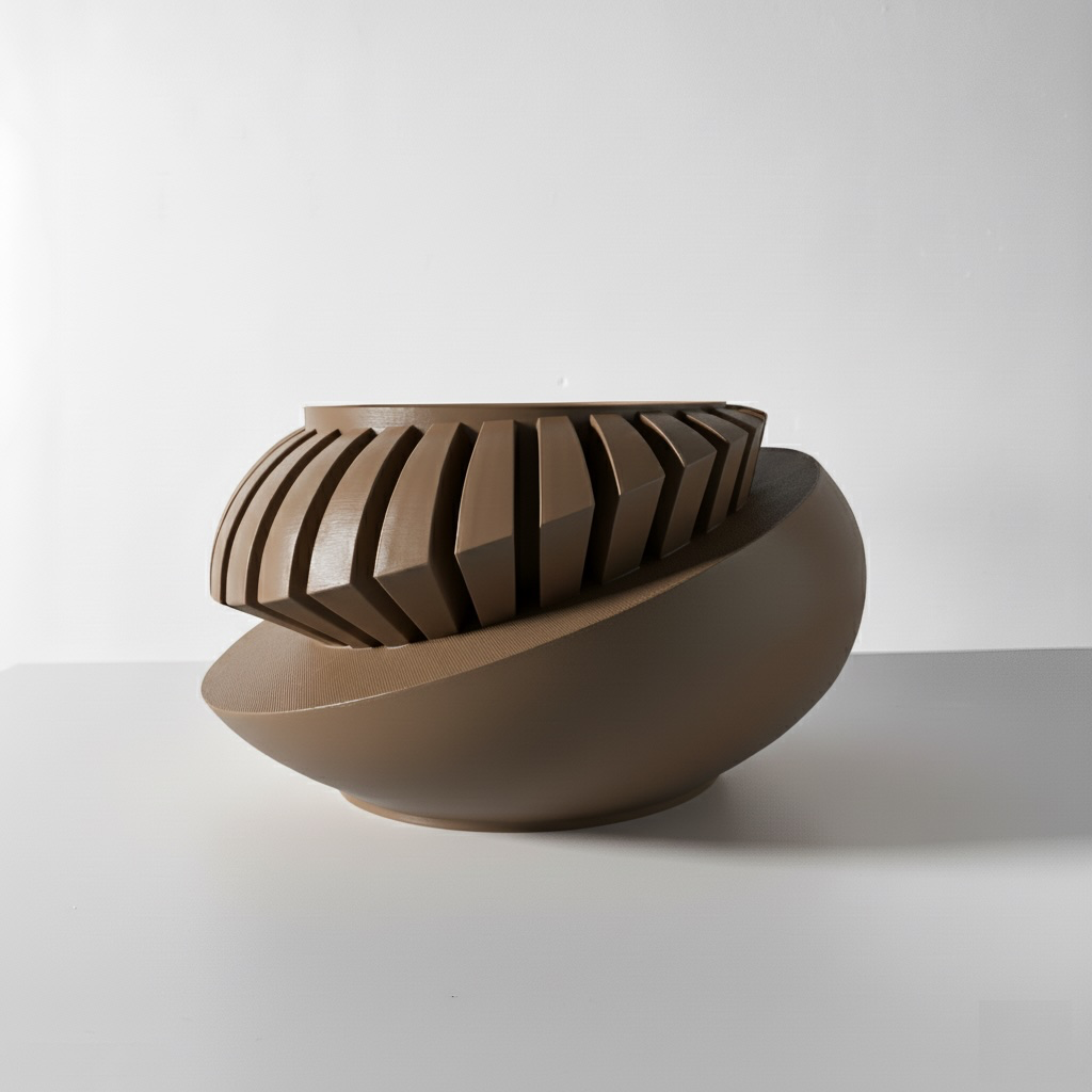 The Luxar Planter Pot - Brown.webp