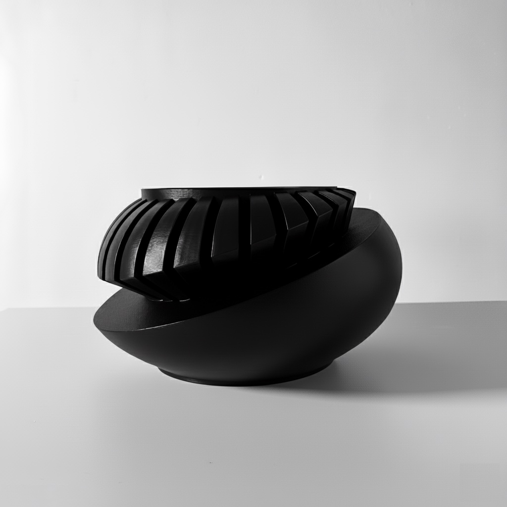 The Luxar Planter Pot - Black.webp