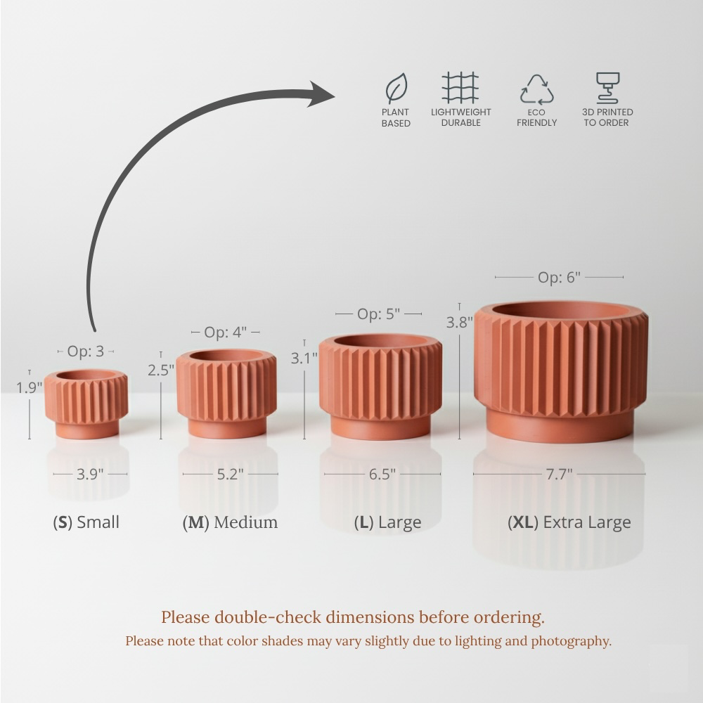 The Rilas Planter -  Sizes.webp