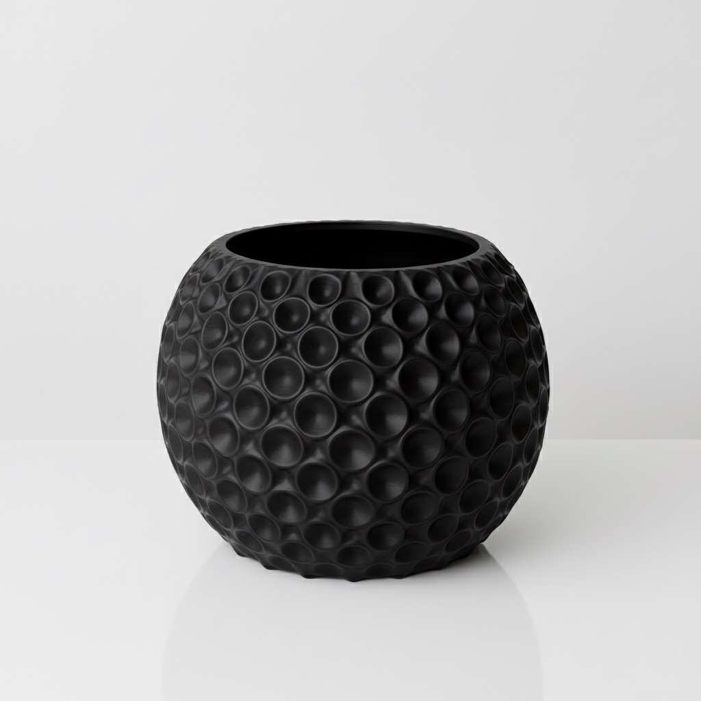 The Bubble Planter Pot - Black.webp