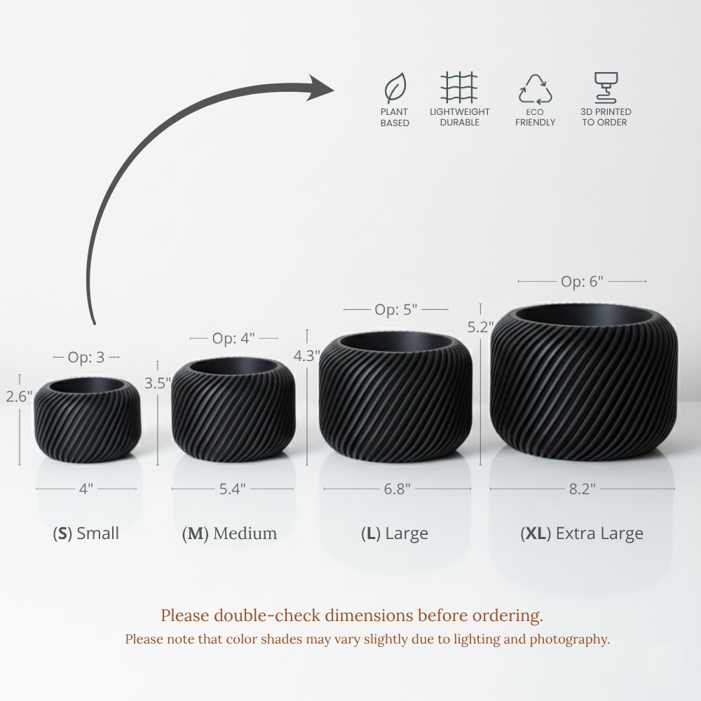 The Slant Planter Pot -  Sizes.webp