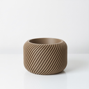 The Slant Planter Pot - Brown.webp