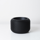 The Slant Planter Pot - Black.webp