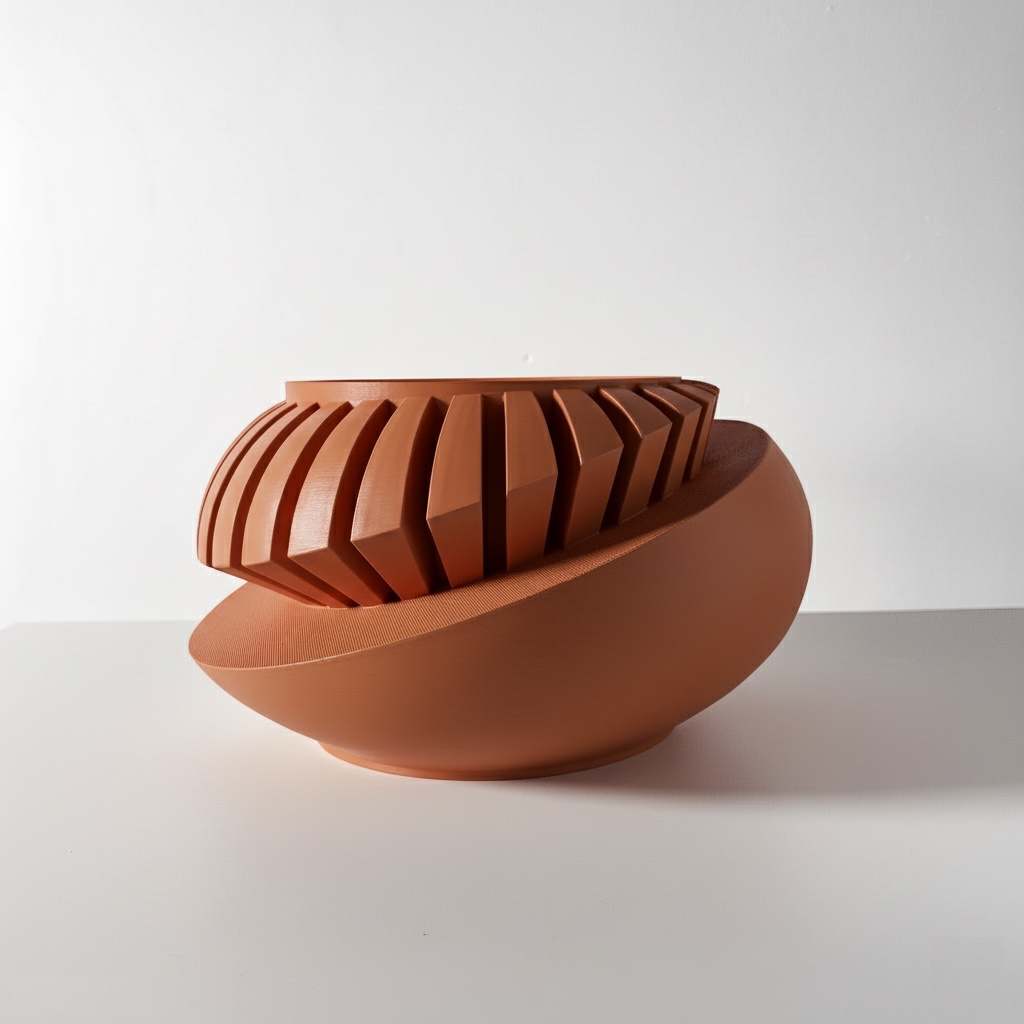 The Luxar Planter Pot - Terracotta.webp
