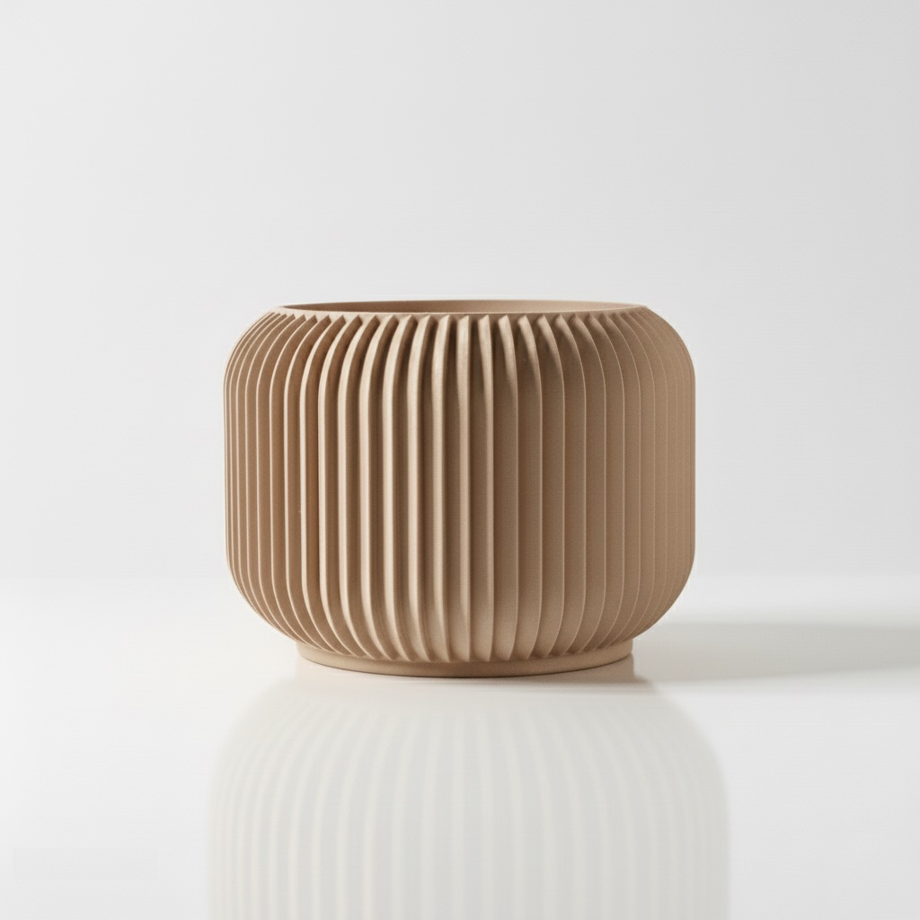 The Unis Planter Pot - Beige.webp