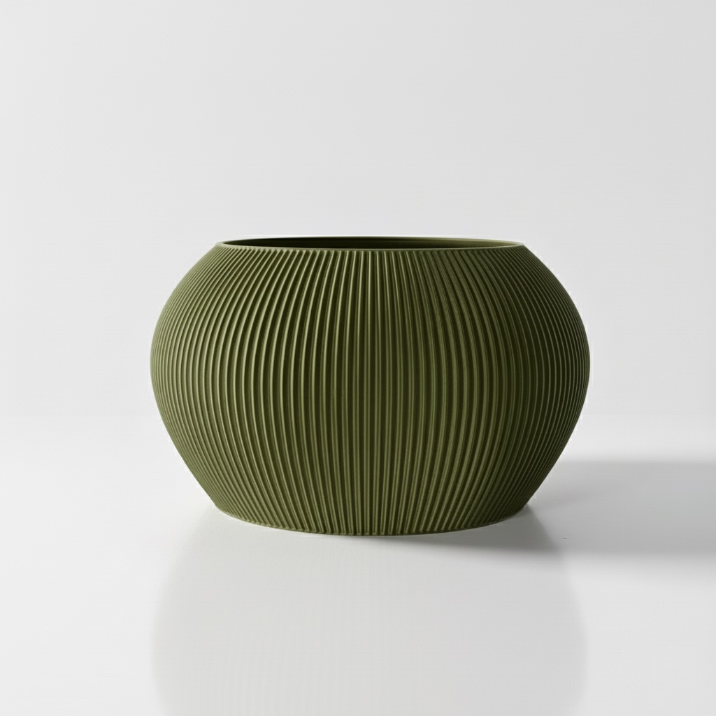 The Melfi Planter Pot - Green.webp