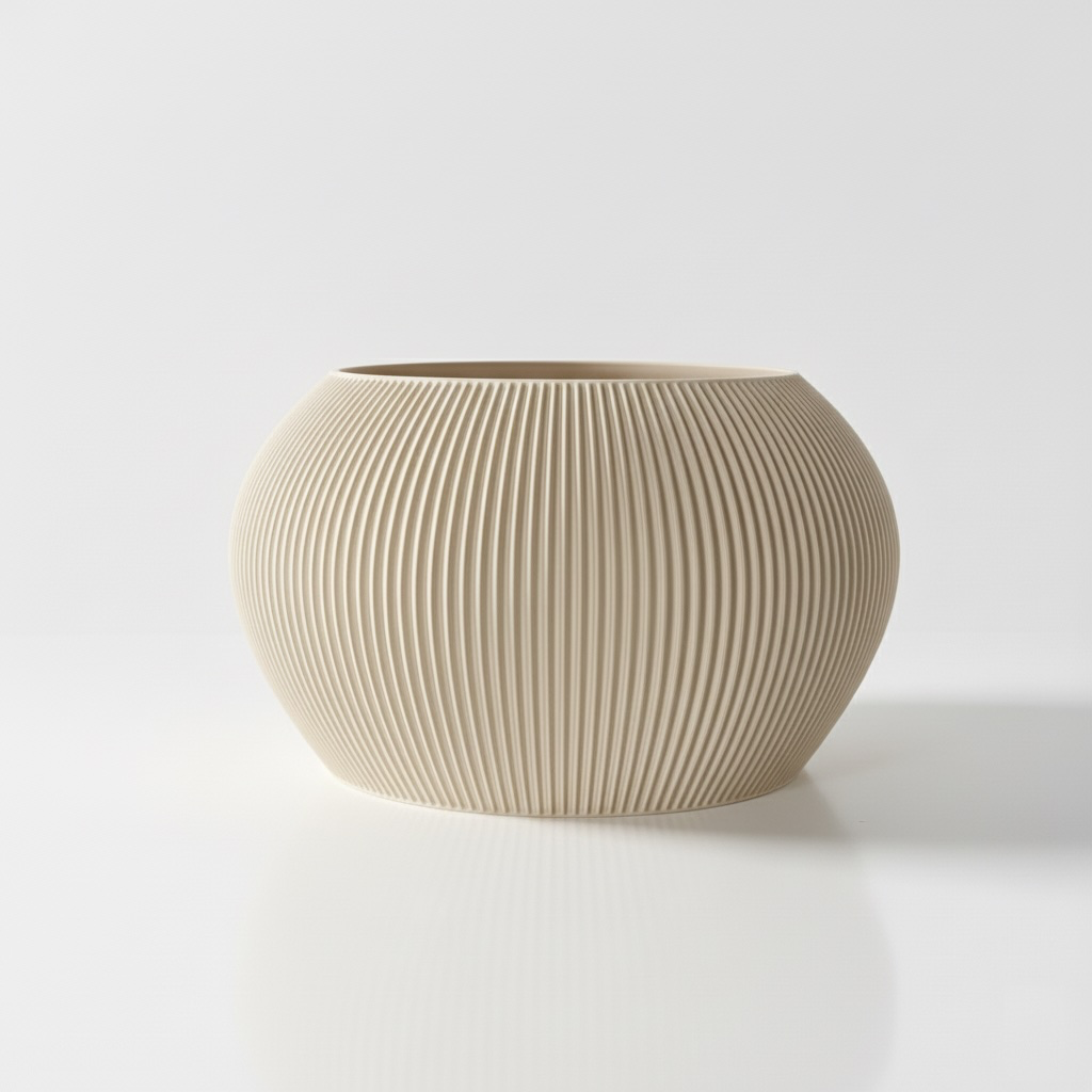 The Melfi Planter Pot - White.webp