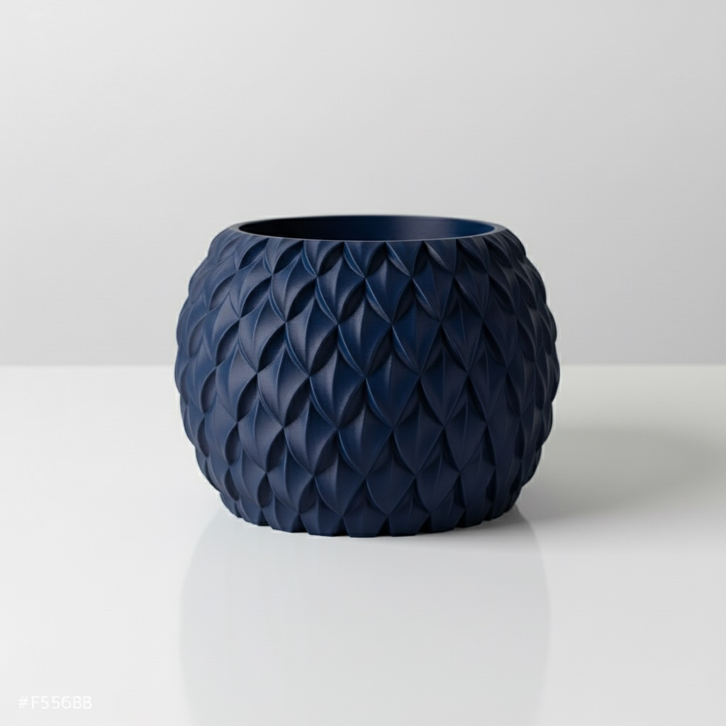 The Scale Planter Pot - Blue.webp