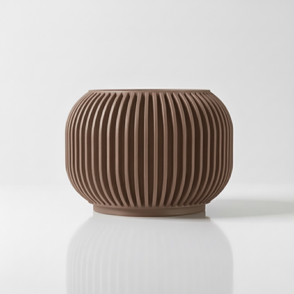 The Yuso Planter Pot - Brown.webp