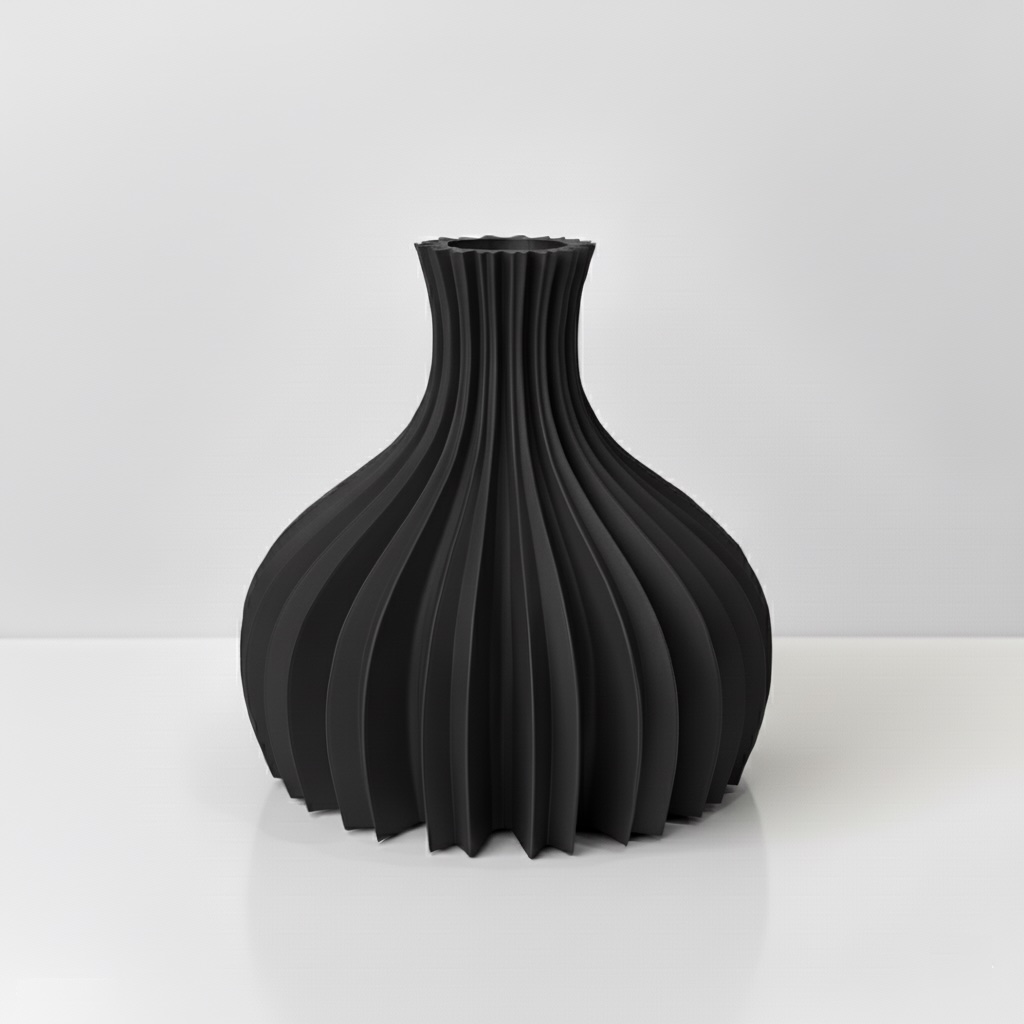 The Dove Flower Vase - Black.webp