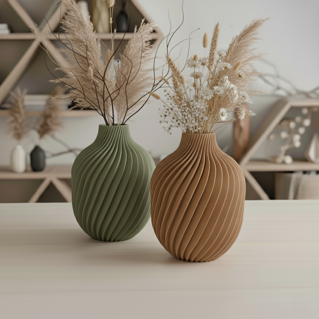 [VA-003-SM-WH] The Kivan Vase (Small, White)