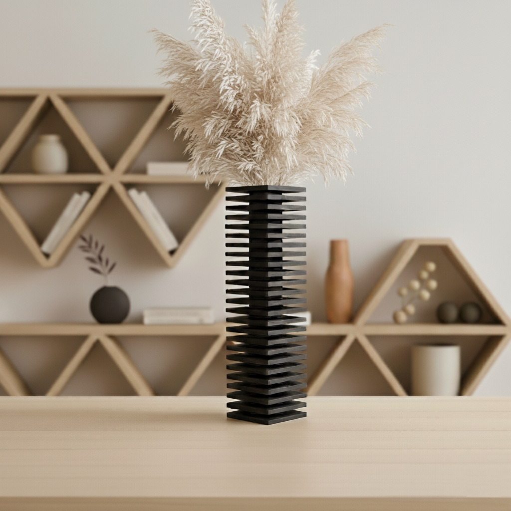 [VA-001-SM-WH] The Nado Vase (Small, White)