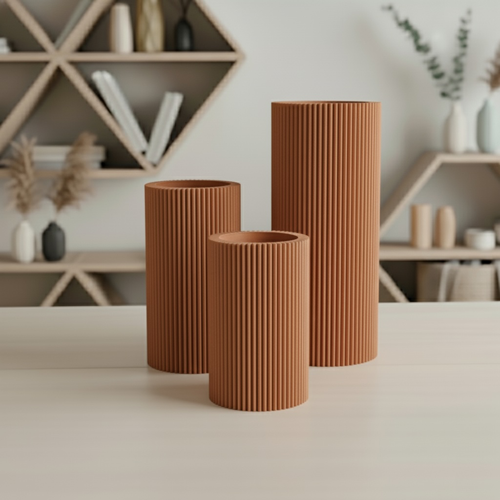 [VA-011-SM-WH] The Mosi Vase (Small, White)